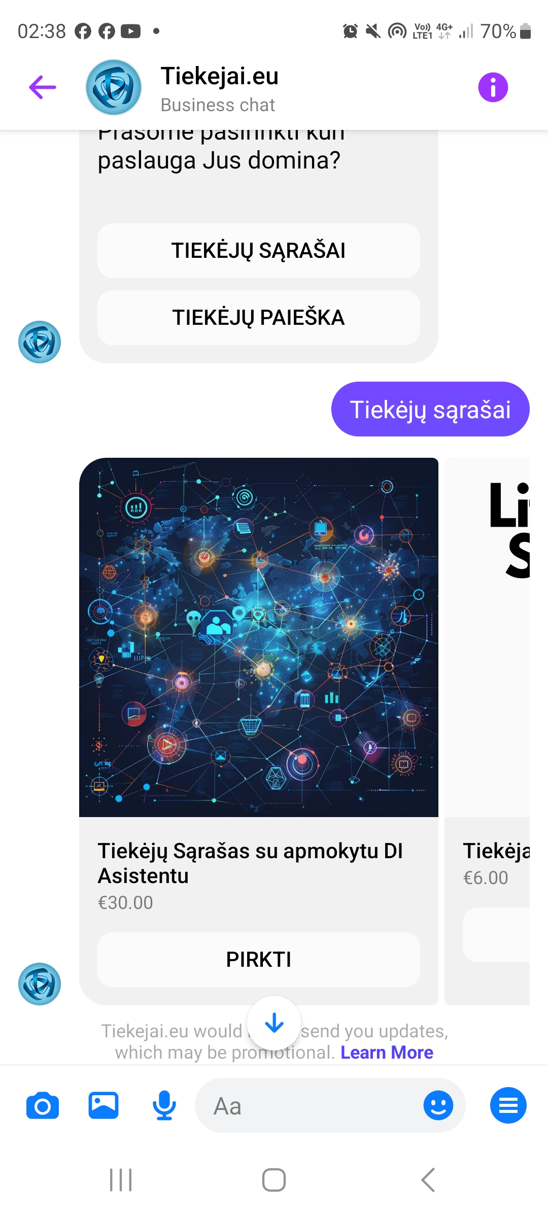  Prodotti di messaggeria