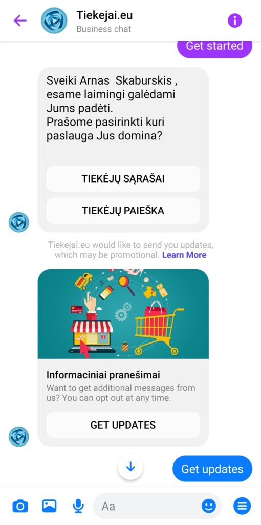recurring notification facebook messenger using startmsg cloud technology