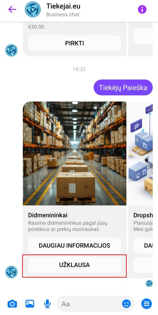 Collecting leads in Messenger with StartMsg